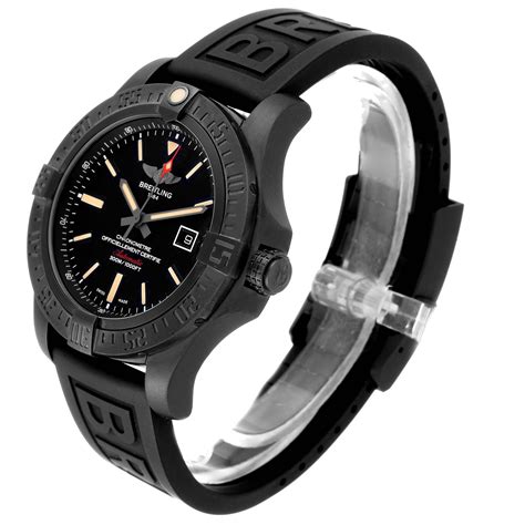 breitling avenger rubber strap|aftermarket breitling straps.